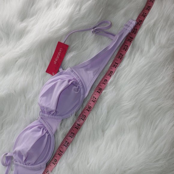 Xhilaration Light Purple Bikini Top - Removable Padding, Adjustable Straps, NWT, - Picture 6 of 9
